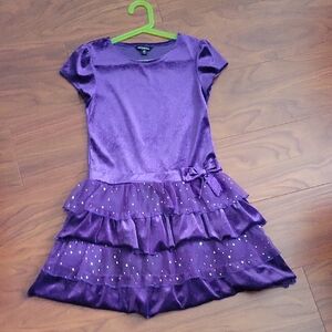Purple Kids Casual Dress